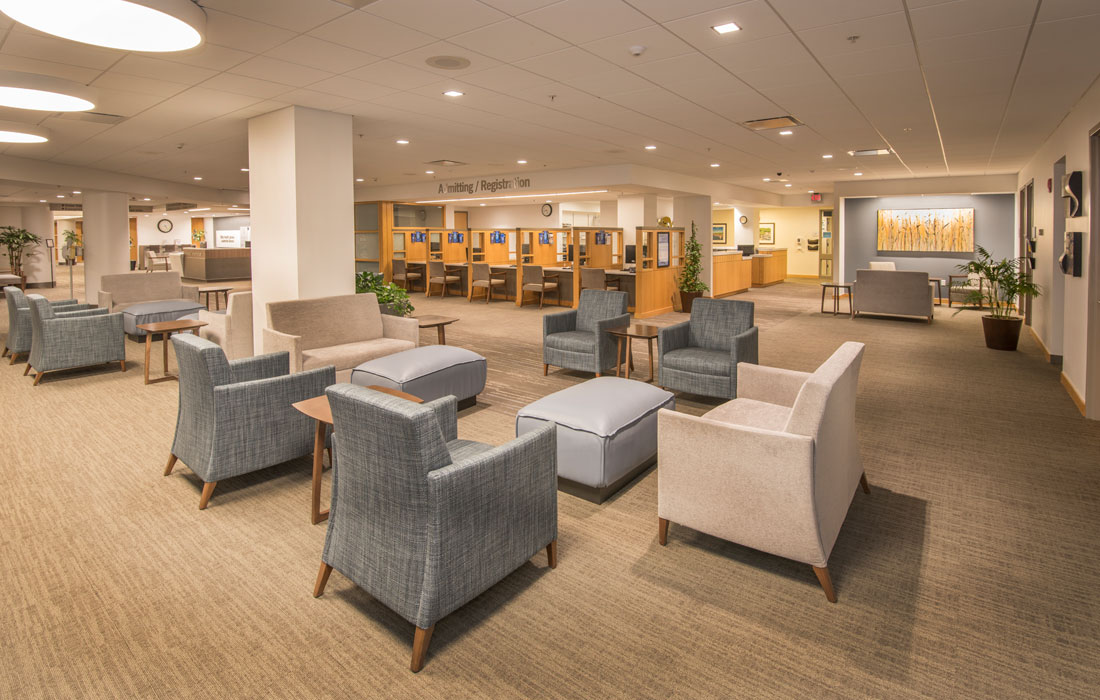 Elliot Hospital Lobby Renovation Eckman Construction